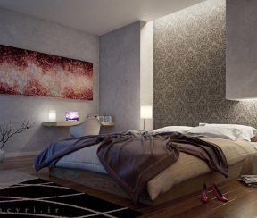 انیمیشن معماری داخلی اتاق خواب