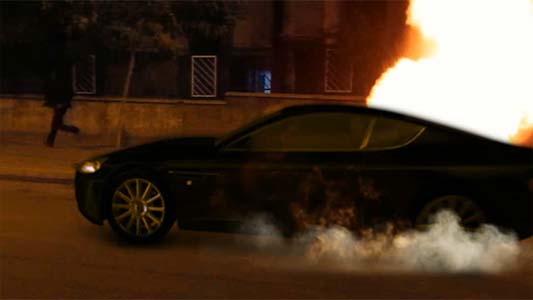 سفارش ساخت جلوه های ویژه سینمایی انفجار خودرو